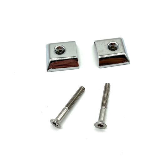 Jeep Wrangler YJ 87-95 Interior Door Handle Pull End Caps + Torx Screws (for Half Doors)