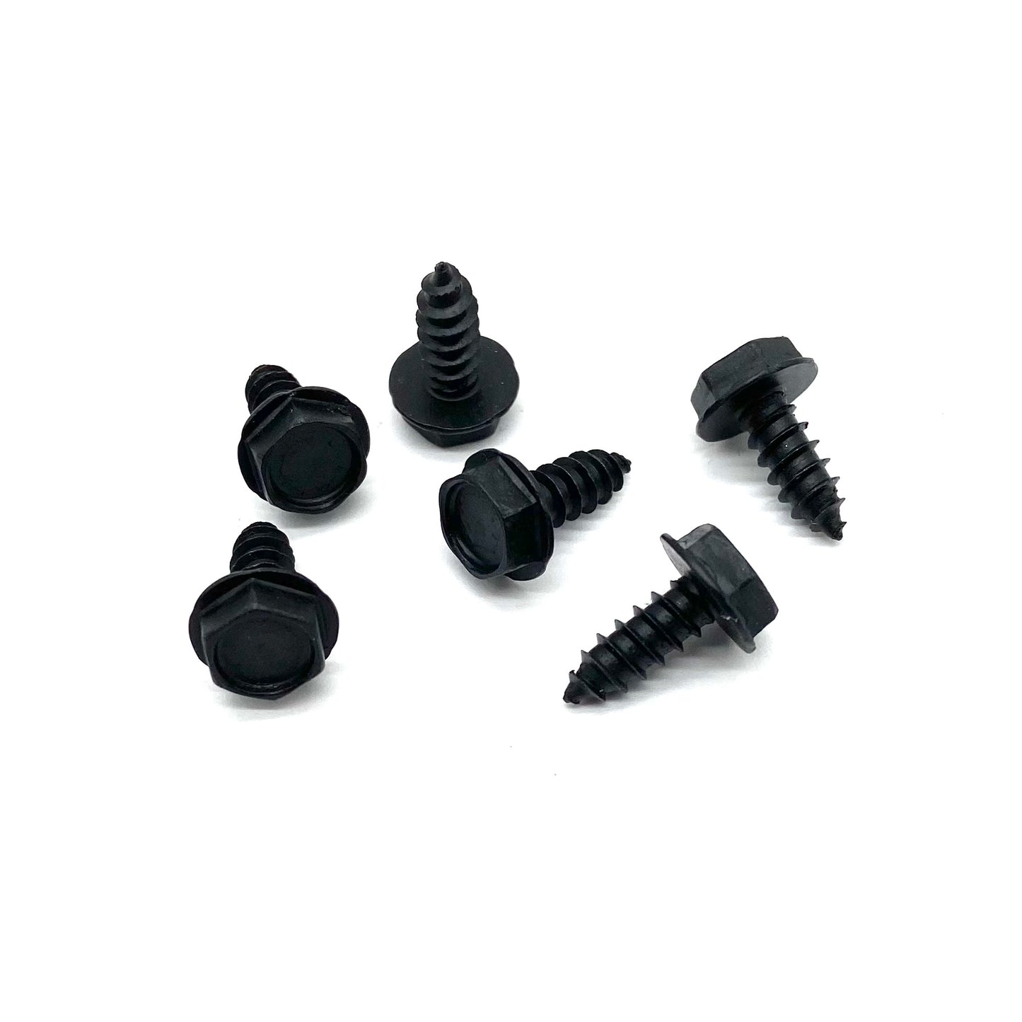 Jeep CJ Wrangler YJ 78-95 Fuel Filler Neck to Bezel Screws Bolts CJ5 CJ7 CJ8 (Black)