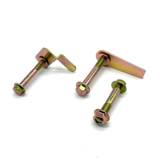 Jeep Wrangler TJ 97-06 Front & Rear Track Bar Bolts & Flag Nut Retainers.