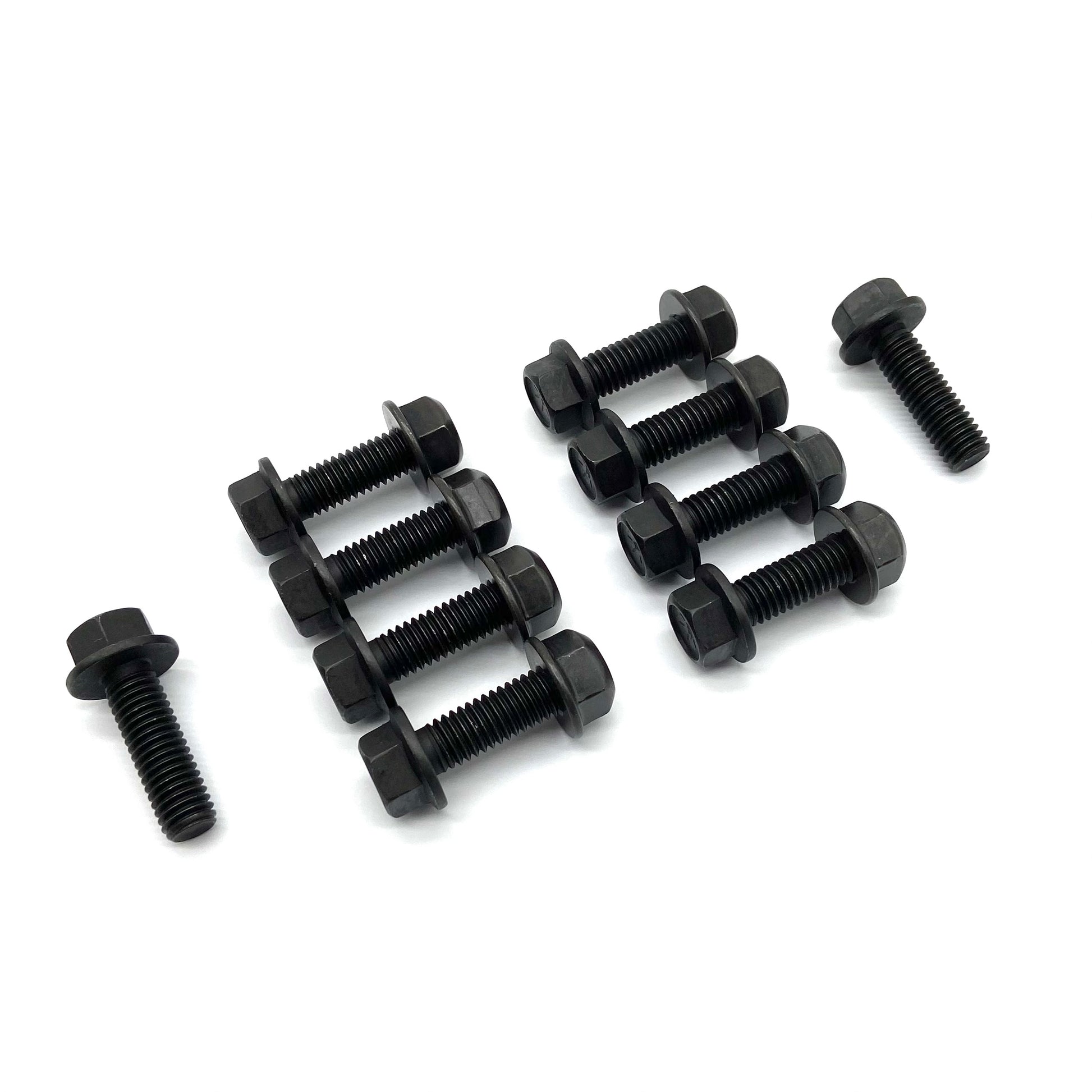 Jeep Wrangler YJ 87-95 Rear Bumper Mounting Bolts GRADE 8 Hardware BLACK.