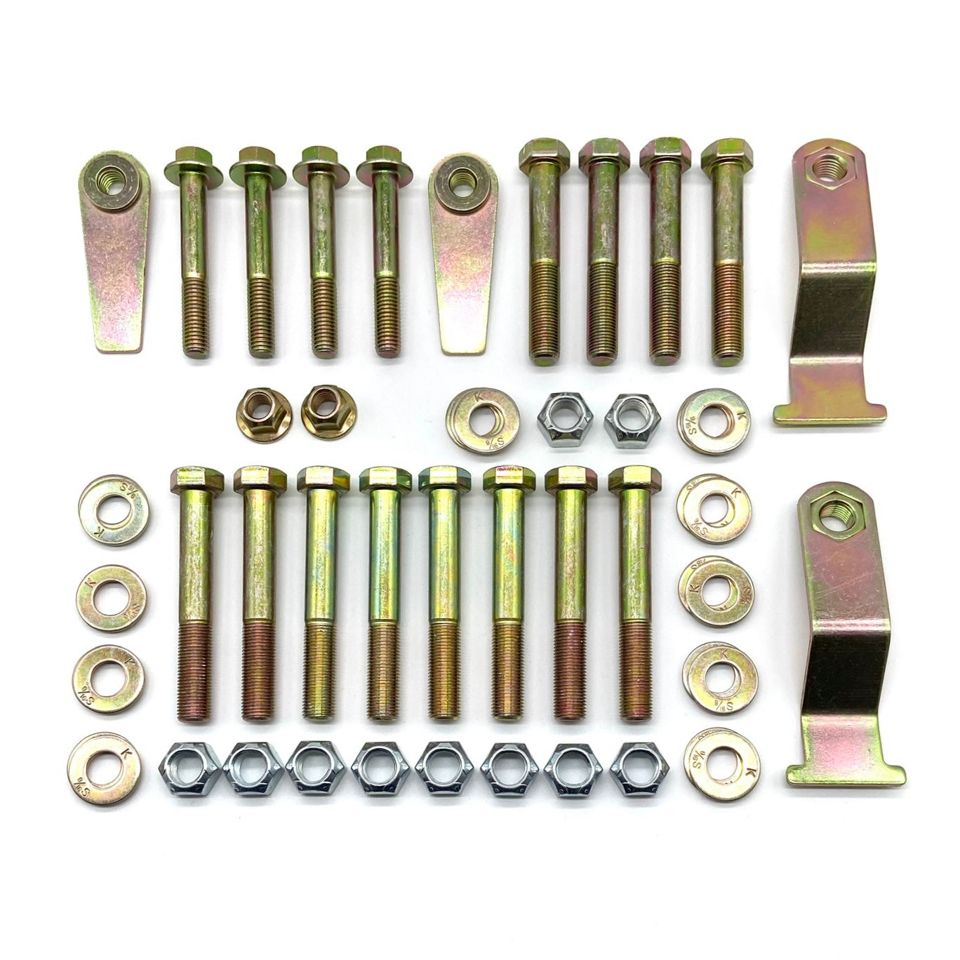Jeep Wrangler JK 07-18 Control Arm Bolts COMPLETE UPGRADE KIT 9/16" Grade 8