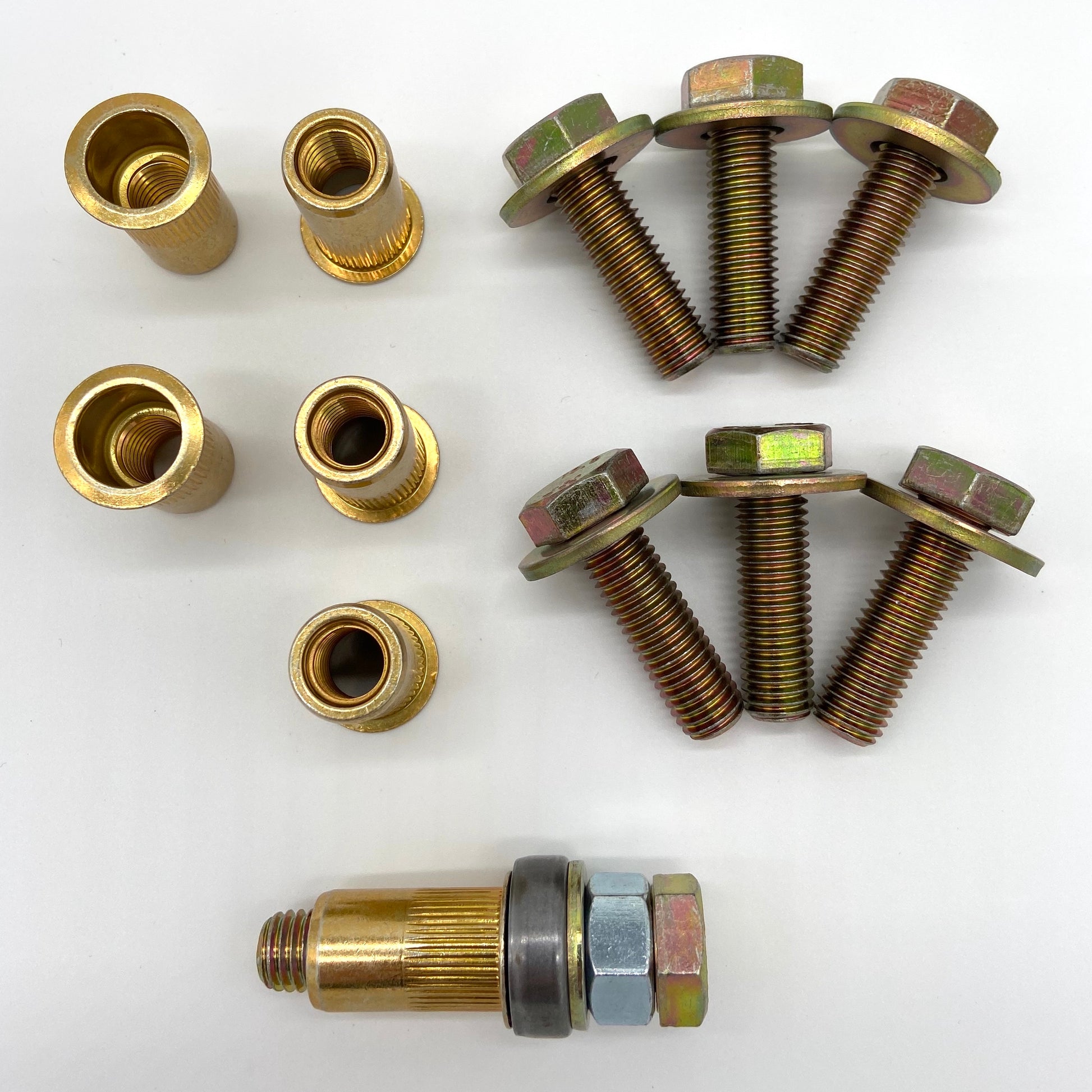 Jeep Wrangler TJ 0306 Skid Plate Bolts Nutserts Rivnuts Set with Tool REGION OFFROAD