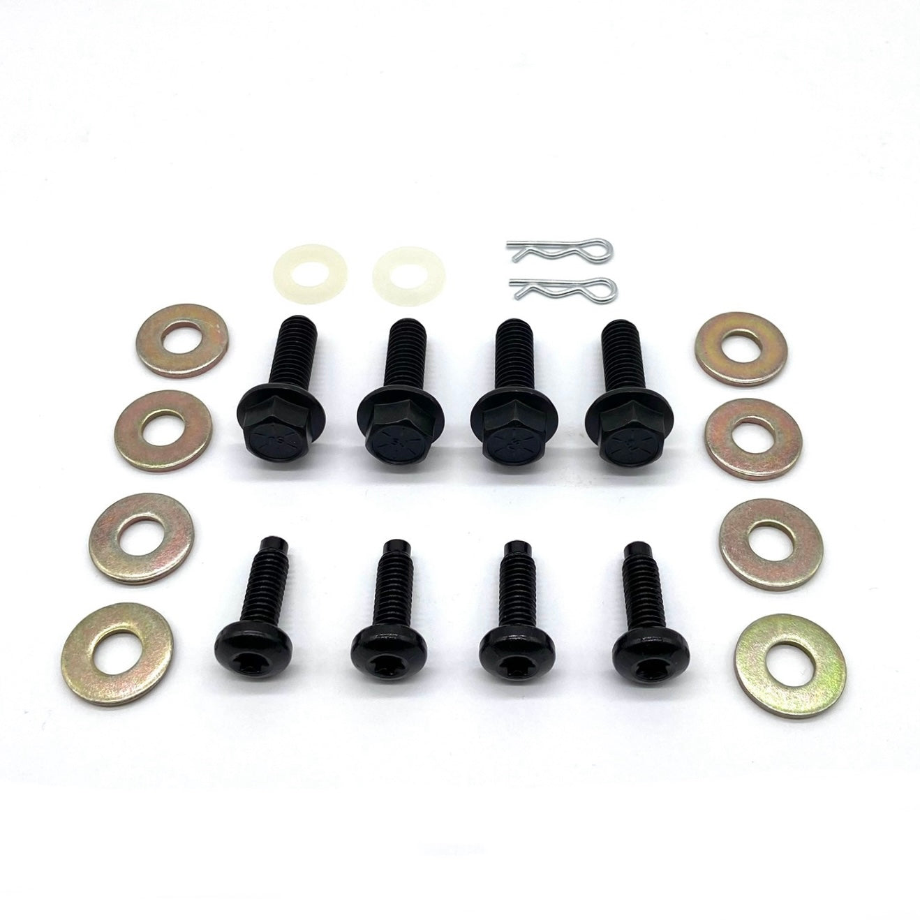 Jeep CJ Wrangler YJ 76-95 Rear Seat Bracket Bolts Pins Fold and Tumble