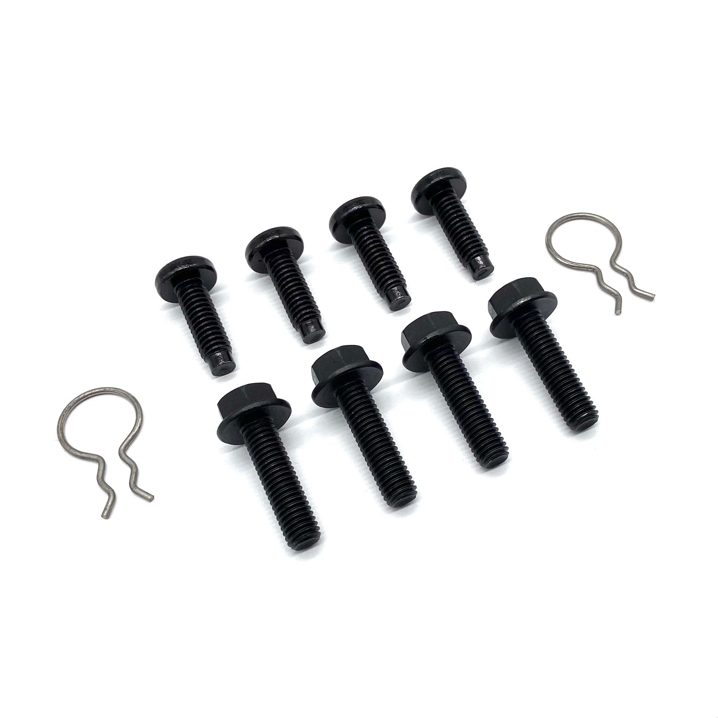Jeep Wrangler TJ 97-02 Rear Seat Mounting Bracket Bolts & Clips 10.9 GRADE 8