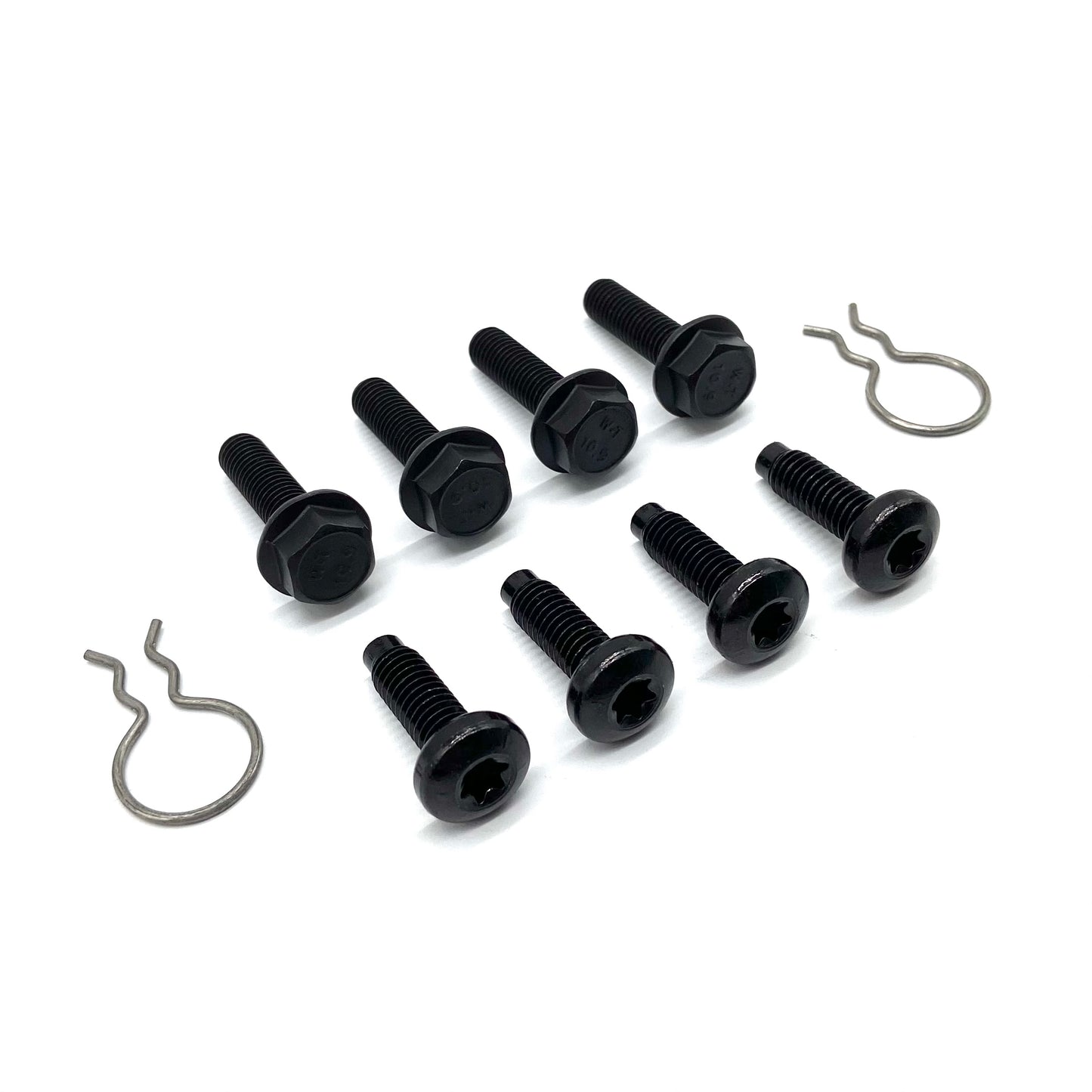 Jeep Wrangler TJ 97-02 Rear Seat Mounting Bracket Bolts & Clips 10.9 GRADE 8