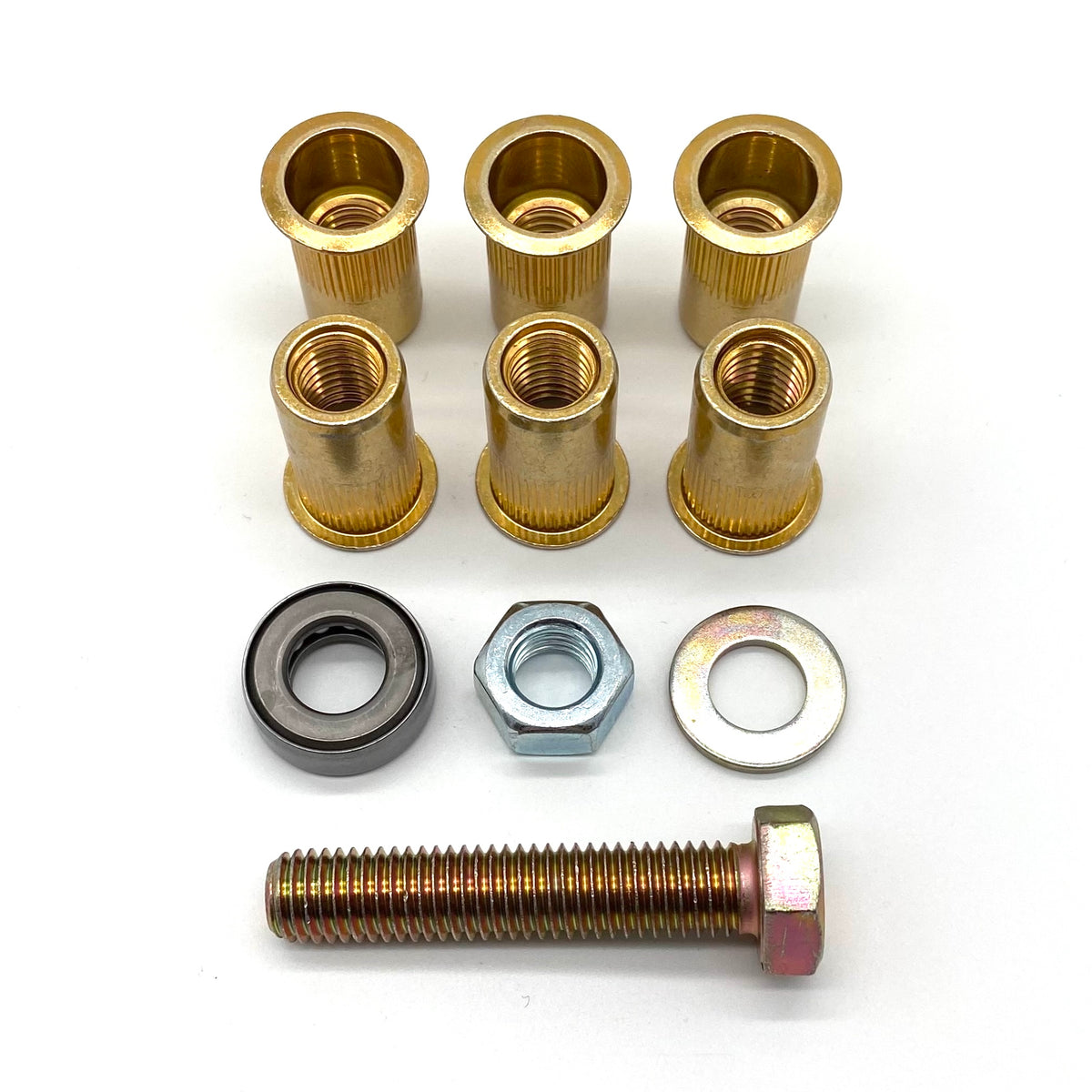 Off Stand Rivnuts Jeep Wrangler TJ 03-06 Skid Plate Nutserts Rivnuts Set of 6 with Tool ...