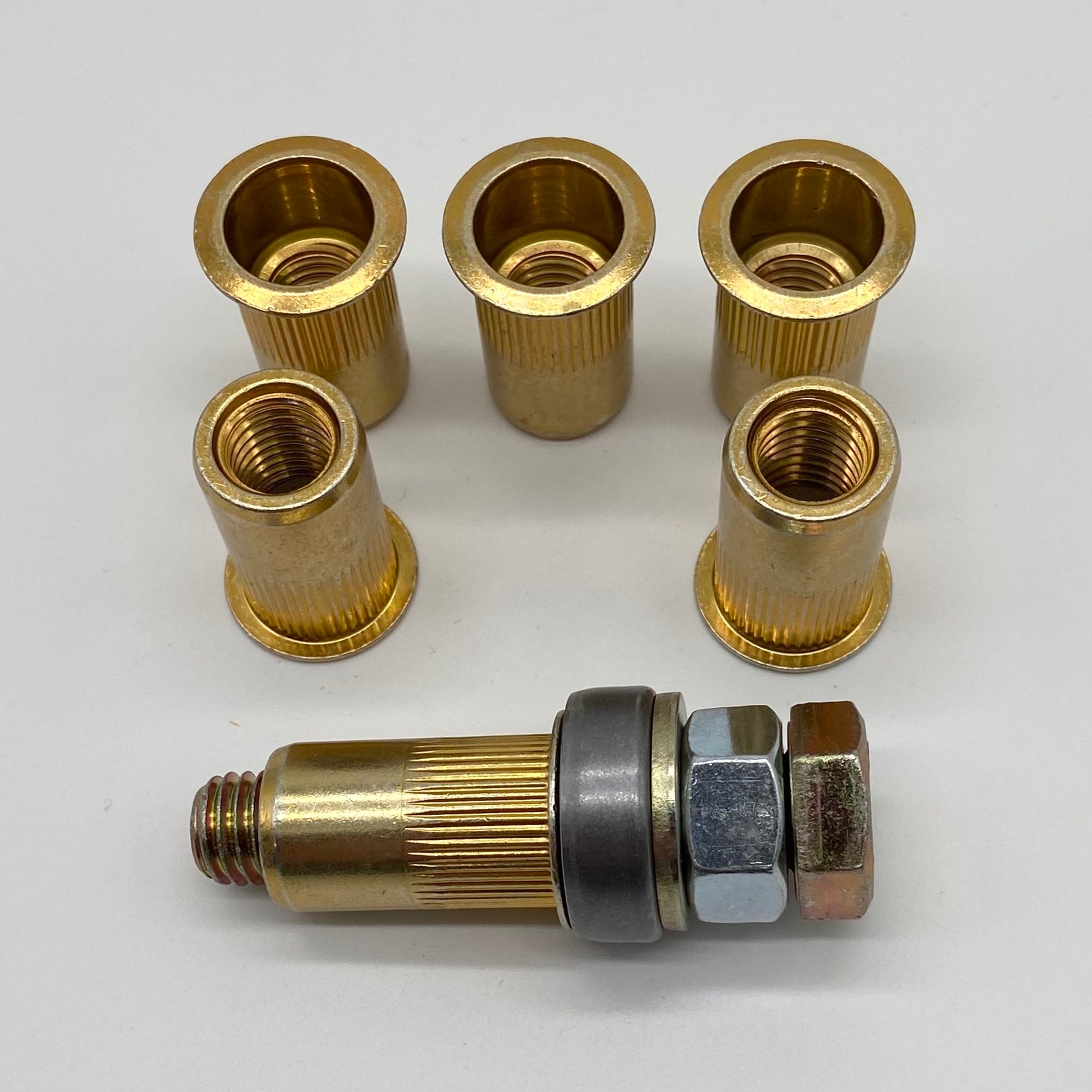 Jeep Wrangler TJ 0306 Skid Plate Nutserts Rivnuts Set of 6 with Tool REGION OFFROAD