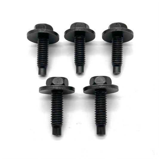 Jeep Wrangler YJ TJ 87-06 Tailgate Spare Tire Carrier Bracket Bolts BLACK