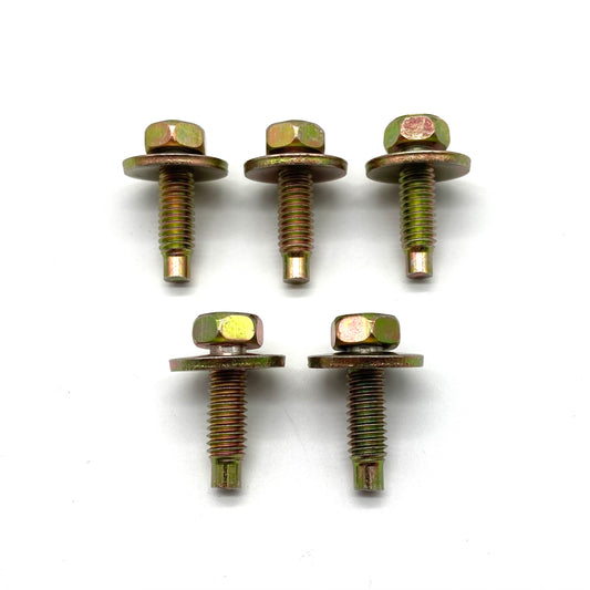 Jeep Wrangler YJ TJ 87-06 Tailgate Spare Tire Carrier Bracket Bolts YELLOW