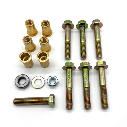 Jeep Wrangler TJ 03-06 1.5" Longer Skid Plate Bolts and Nutserts Set with Tool