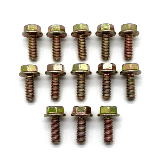 Jeep Wrangler TJ 03-06 2.4L Oil Pan Bolts 10.9 Yellow Zinc 6503570