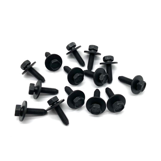 Jeep Wrangler TJ 97-06 Front Fender Mounting Bolts to Grill Body and Braces