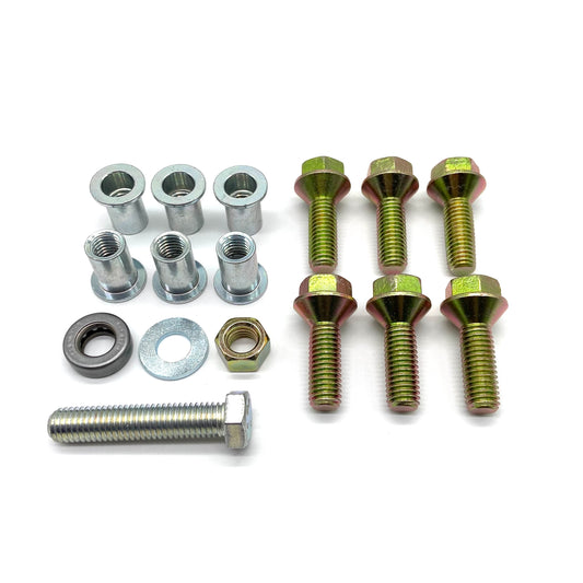 Jeep Wrangler YJ TJ 87-02 Skid Plate Bolts + USA MADE Nutserts with Tool
